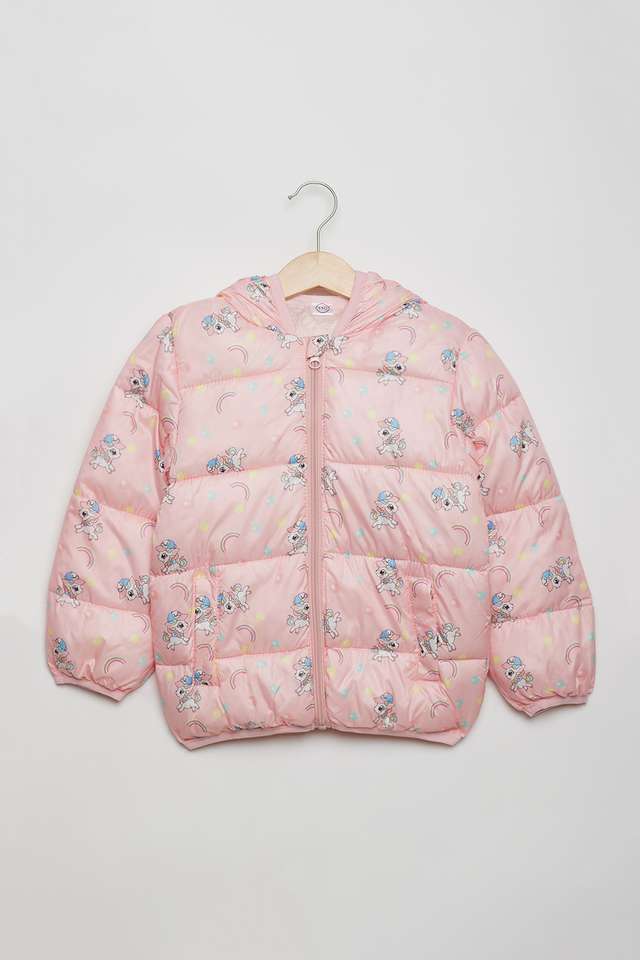 Solid-Polyester-Regular-Fit-Girls-Jacket