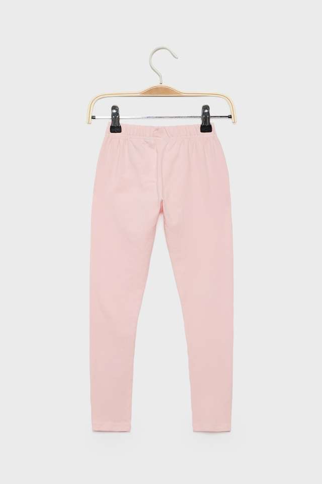 Solid-Cotton-Blend-Regular-Fit-Girls-Leggings