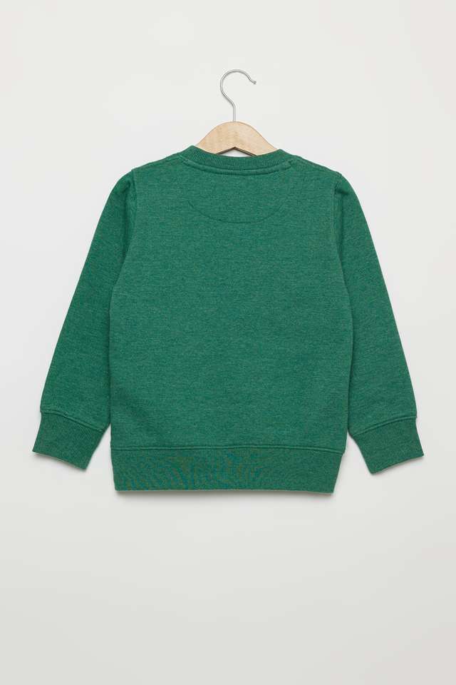 Printed-Blended-Fabric-Round-Neck-Girls-Sweatshirt