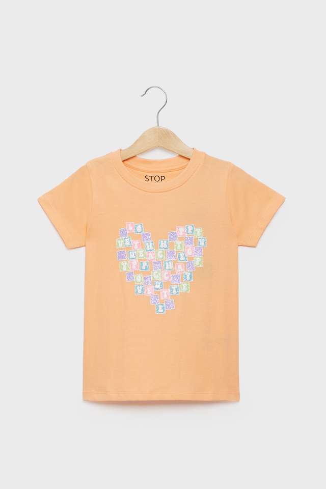 Graphic-Print-Cotton-Regular-Fit-Girls-T-Shirt