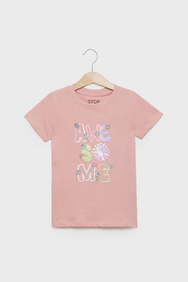 Graphic-Print-Cotton-Regular-Fit-Girls-T-Shirt