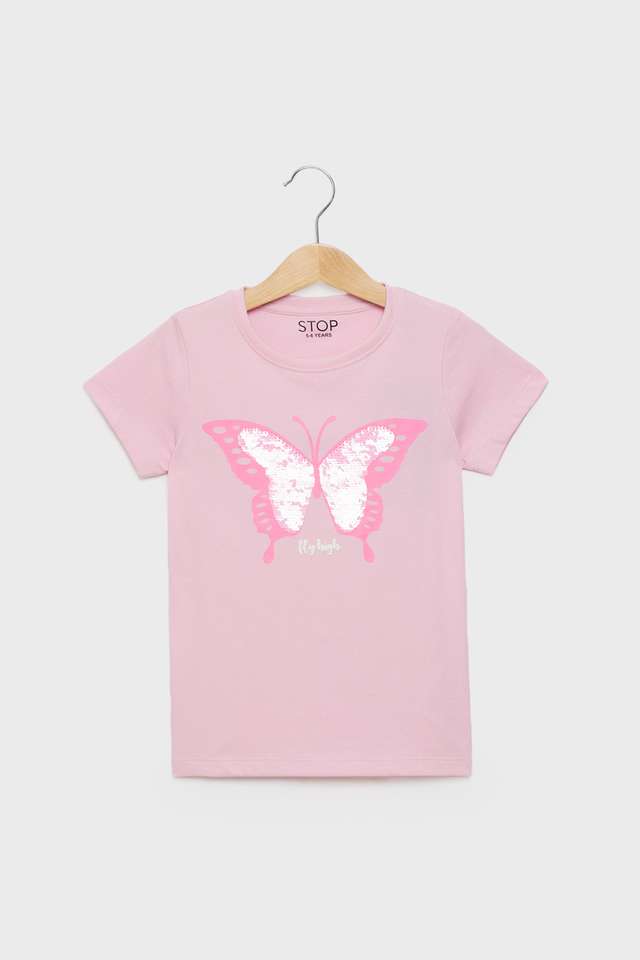 Graphic-Print-Cotton-Regular-Fit-Girls-T-Shirt