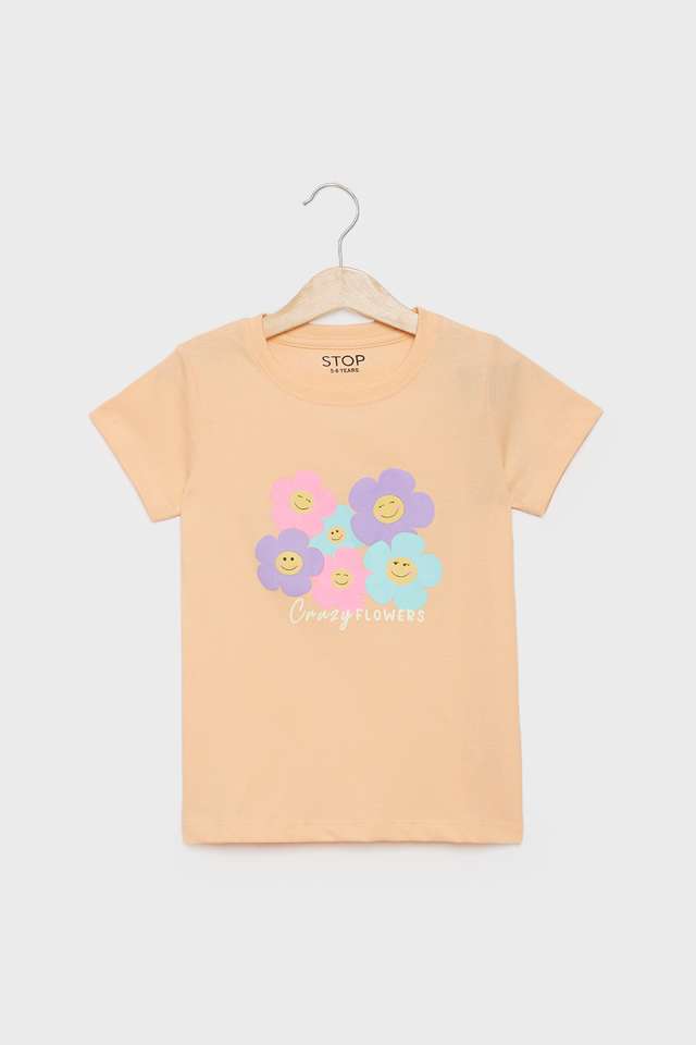 Graphic-Print-Cotton-Regular-Fit-Girls-T-Shirt