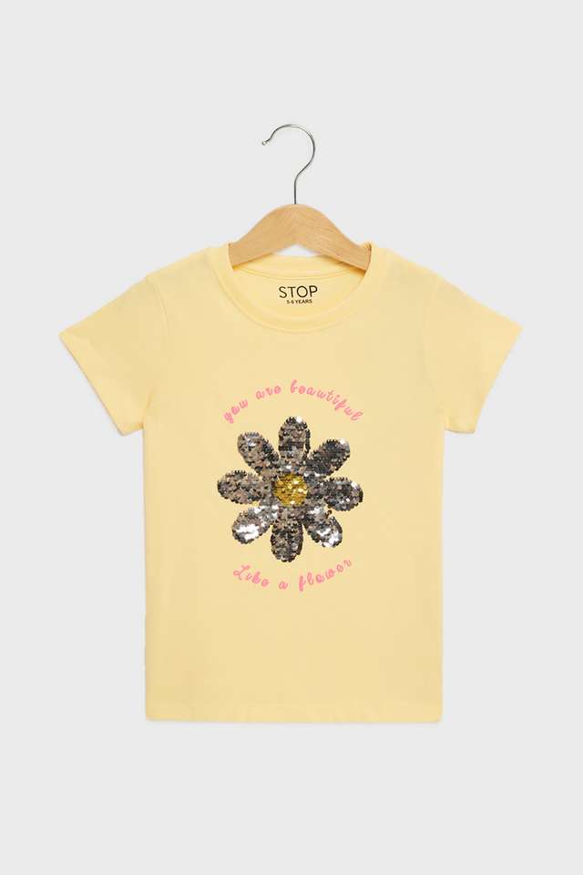 Graphic-Print-Cotton-Regular-Fit-Girls-T-Shirt