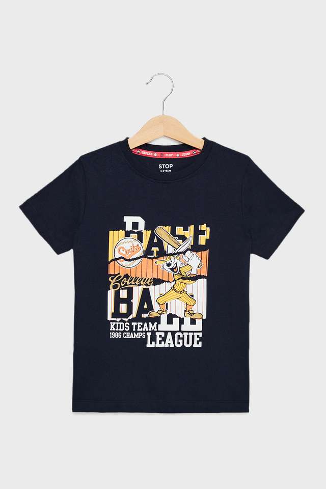 Printed-Cotton-Round-Neck-Boys-T-Shirt