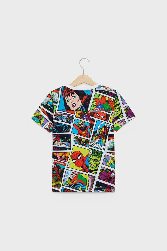 Printed-Cotton-Round-Neck-Boys-T-Shirt