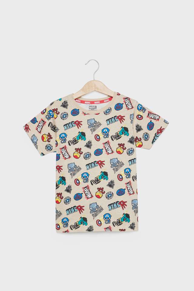 Printed-Cotton-Round-Neck-Boys-T-Shirt