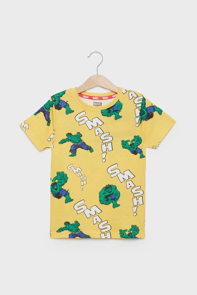 Printed-Cotton-Round-Neck-Boys-T-Shirt