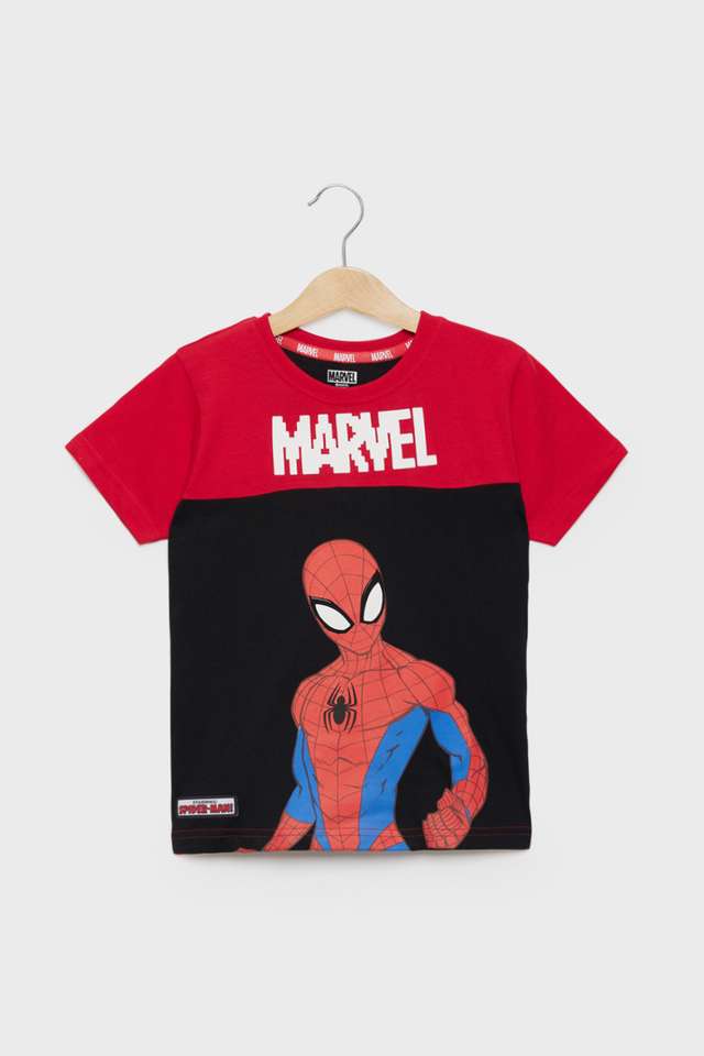 Graphic-Print-Cotton-Round-Neck-Boys-T-Shirt