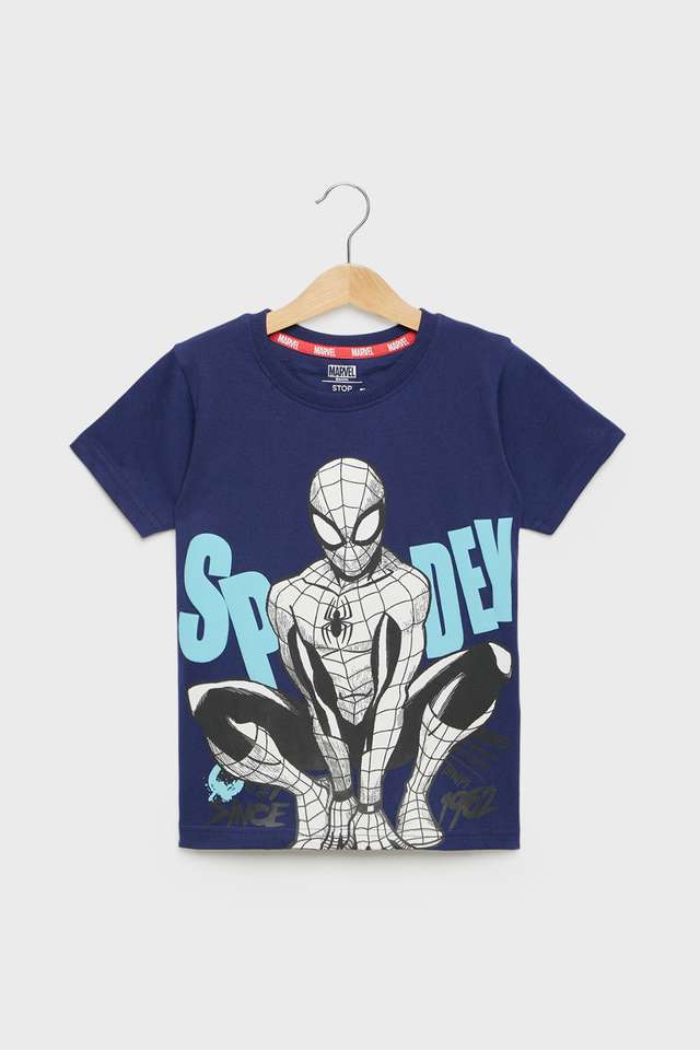 Graphic-Print-Cotton-Round-Neck-Boys-T-Shirt