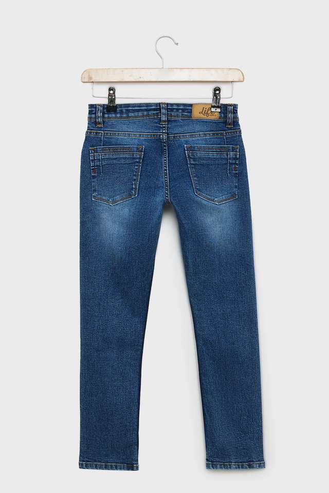 Solid-Blended-Fabric-Slim-Fit-Boys-Jeans