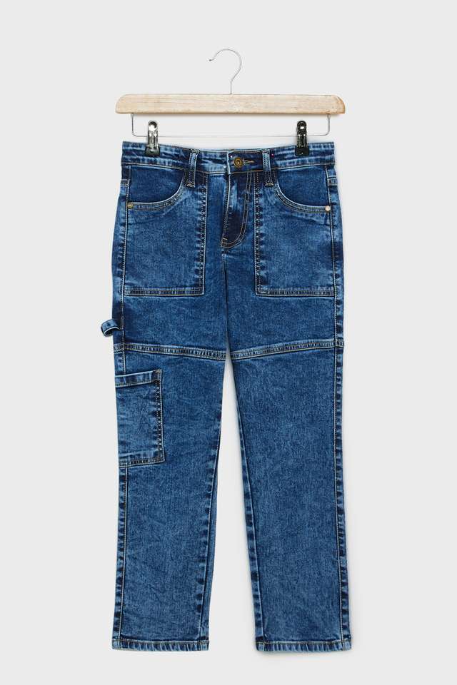 Solid-Denim-Straight-Fit-Boys-Jeans