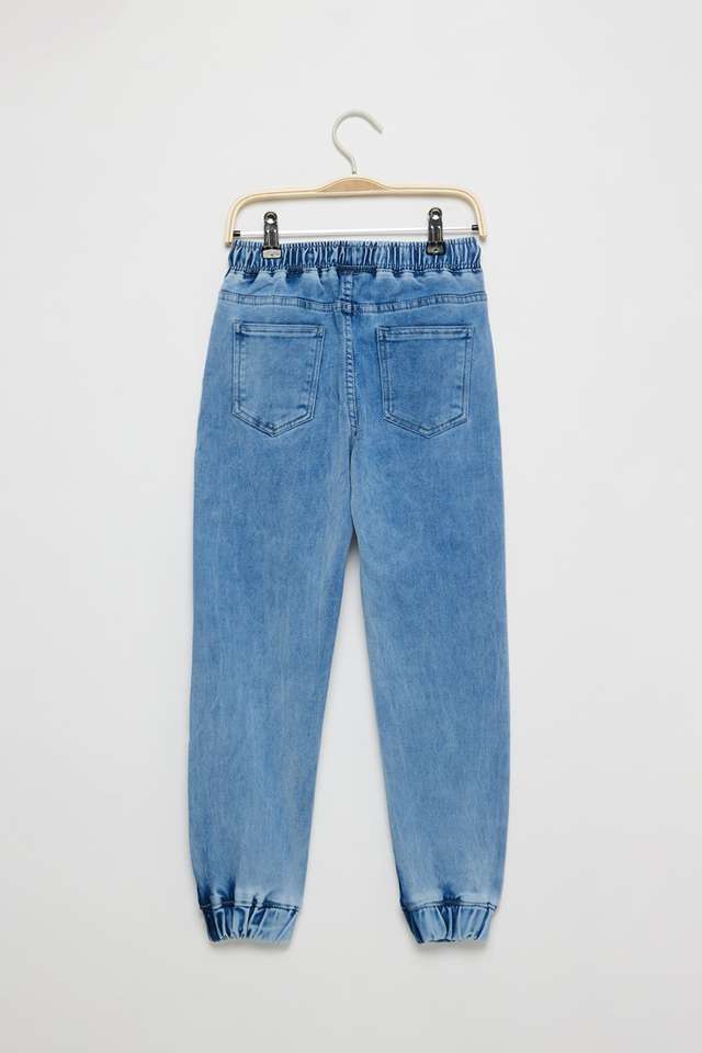 Solid-Denim-Relaxed-Fit-Boys-Joggers
