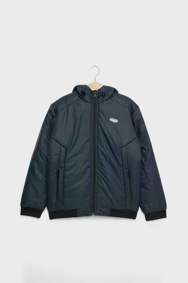 Solid-Cotton-Hooded-Boys-Jacket