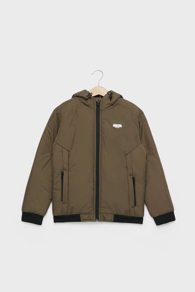 Solid-Cotton-Hooded-Boys-Jacket