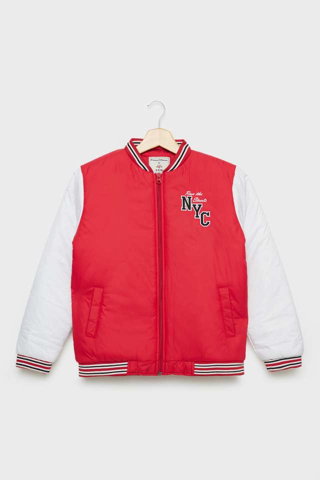 Color-Block-Cotton-Collared-Boys-Jacket