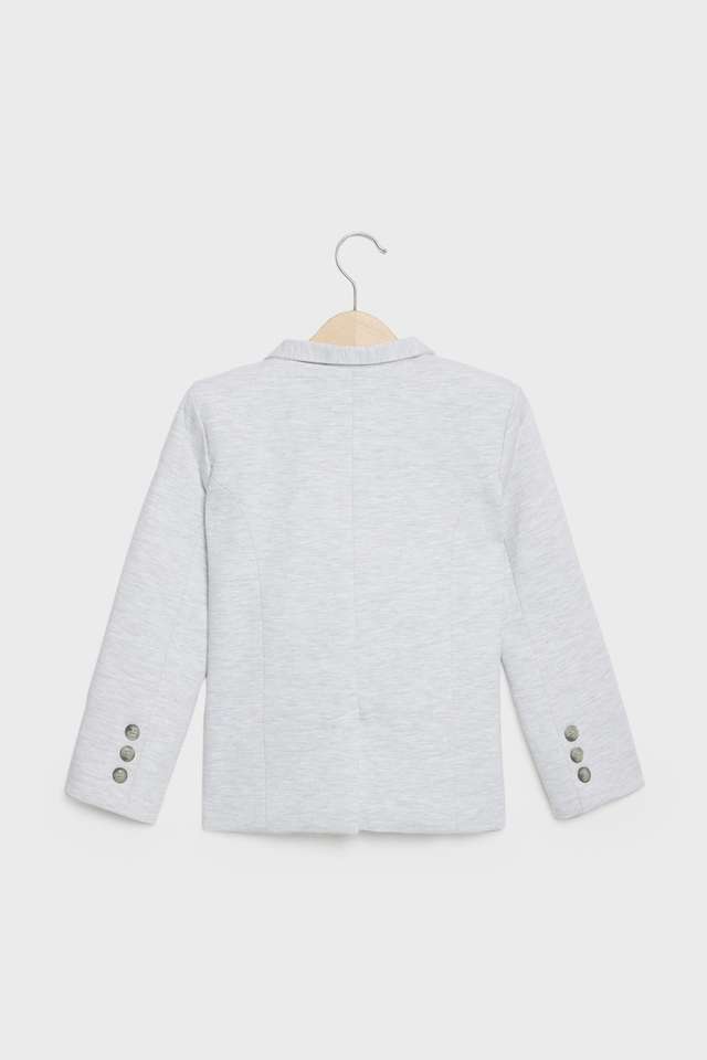 Solid-Cotton-Blend-Collared-Boys-Jacket