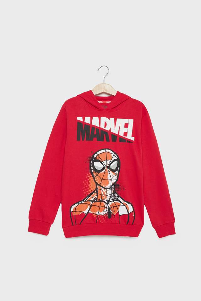 Graphic-Print-Cotton-Hooded-Boys-Sweatshirt