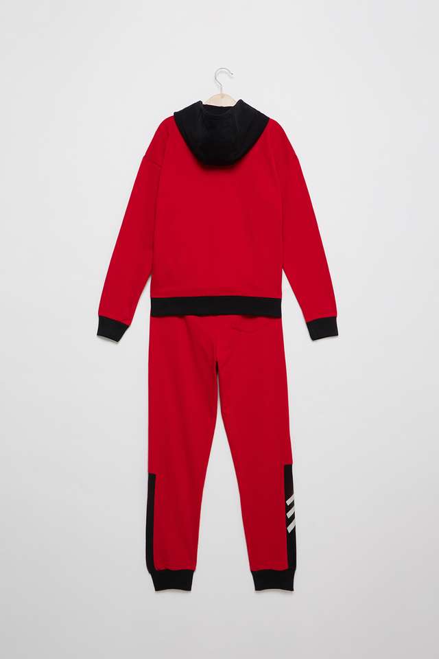 Graphic-Print-Cotton-Hooded-Boys-Co-Ord-Set