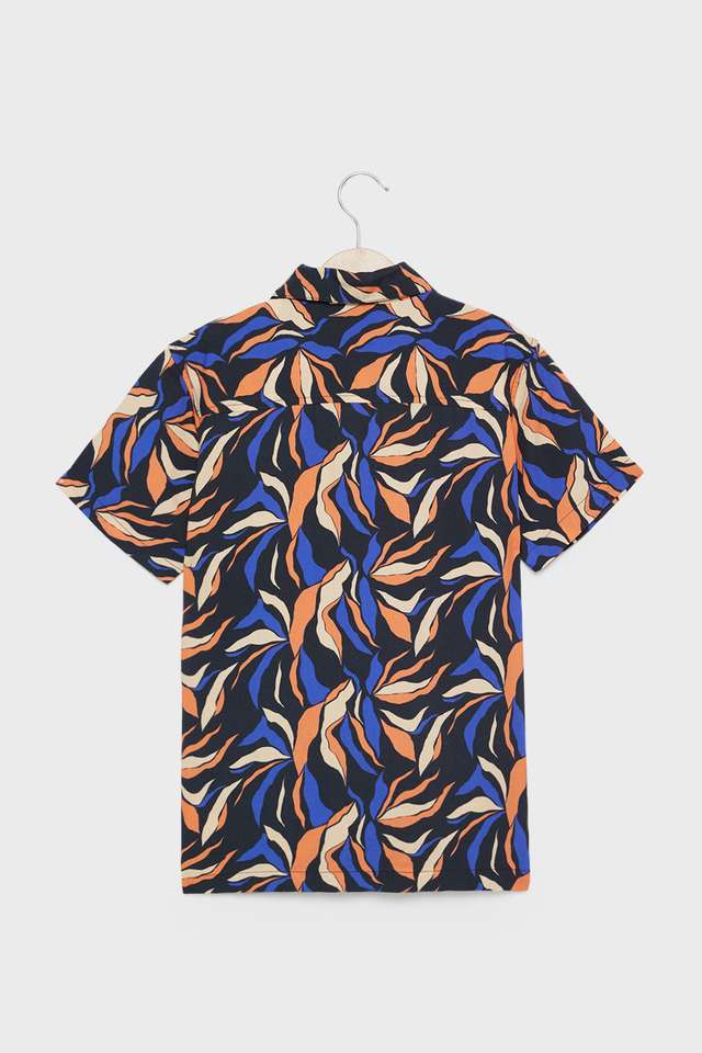 Printed-Rayon-Collared-Boys-Shirt