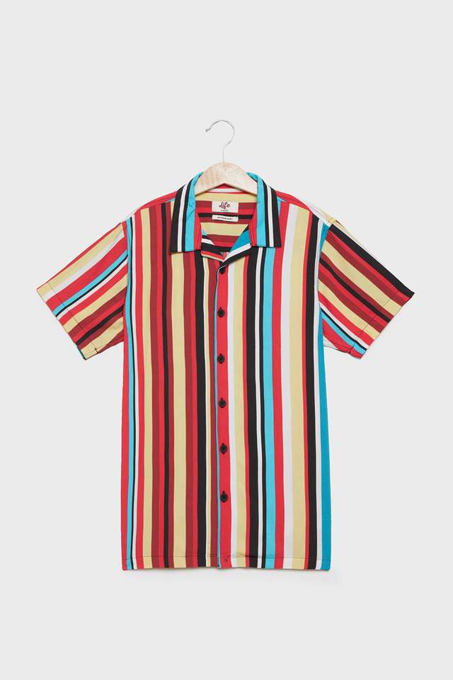 Printed-Rayon-Collared-Boys-Shirt