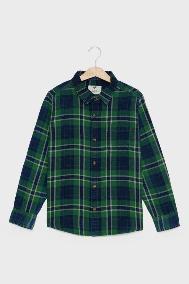 Checks-Cotton-Collared-Boys-Shirt