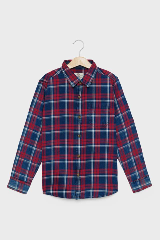 Checks-Cotton-Collared-Boys-Shirt