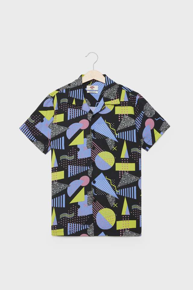 Printed-Rayon-Collared-Boys-Shirt