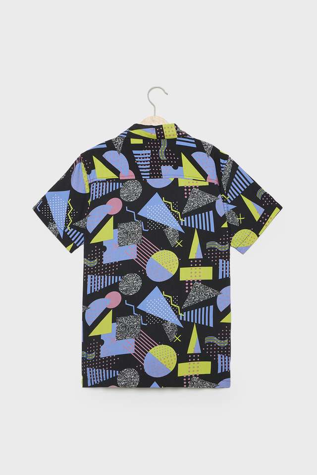 Printed-Rayon-Collared-Boys-Shirt
