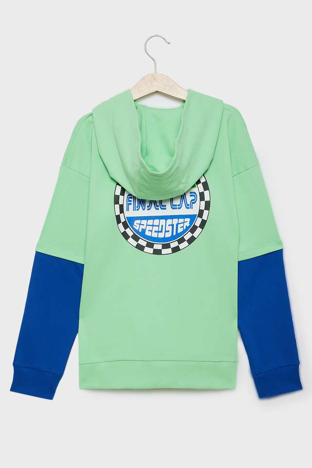 Typography-Cotton-Hooded-Boys-Sweatshirt