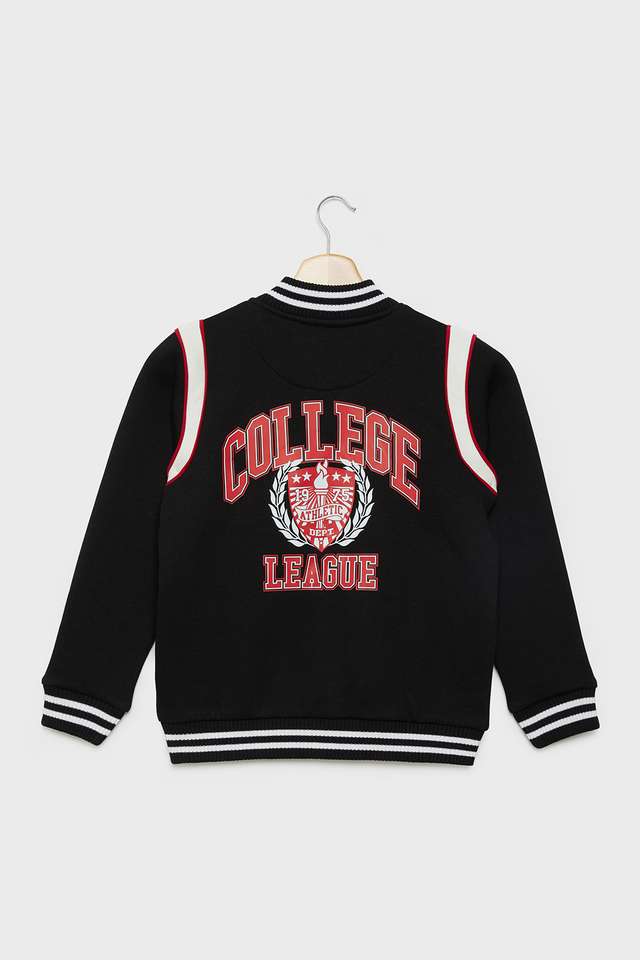 Graphic-Print-Blended-Fabric-Collared-Boys-Sweatshirt