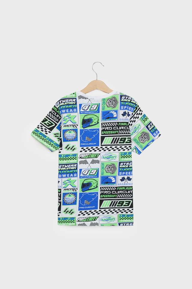 Printed-Cotton-Round-Neck-Boys-T-Shirt