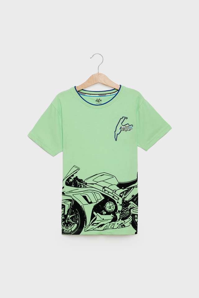 Graphic-Print-Cotton-Round-Neck-Boys-T-Shirt