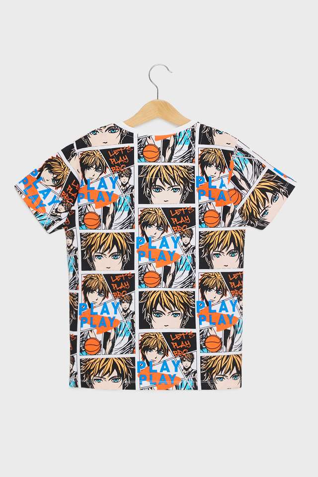 Graphic-Print-Cotton-Polo-Boys-T-Shirt