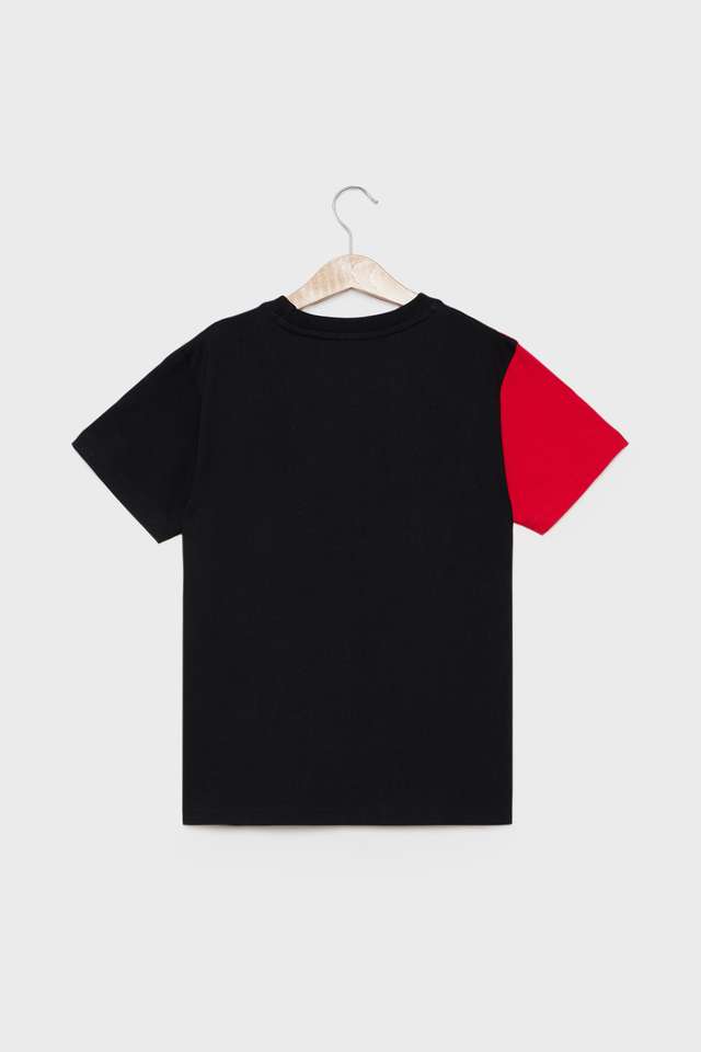 Color-Block-Cotton-Round-Neck-Boys-T-Shirt