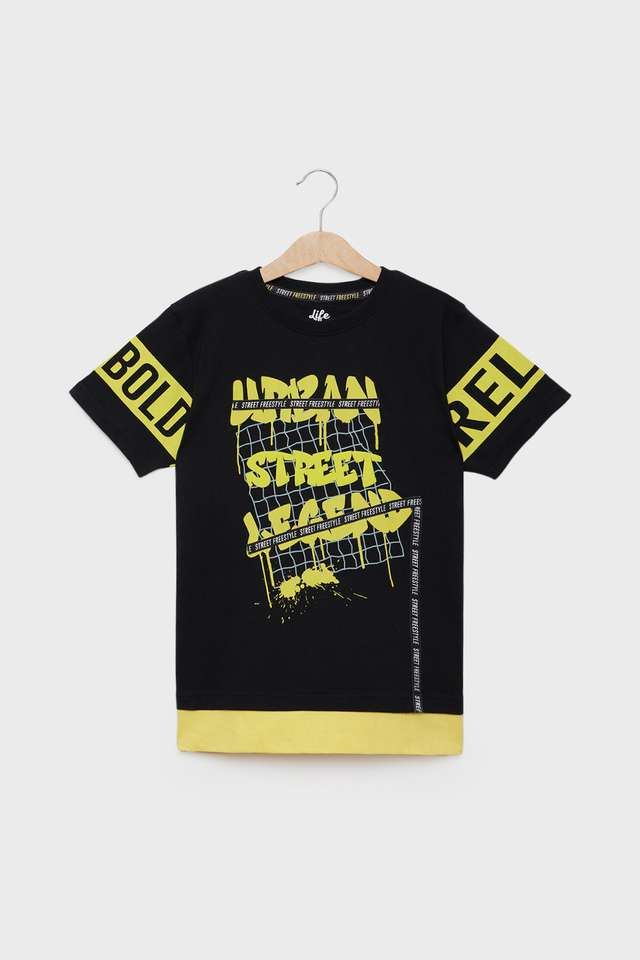 Graphic-Print-Cotton-Round-Neck-Boys-T-Shirt