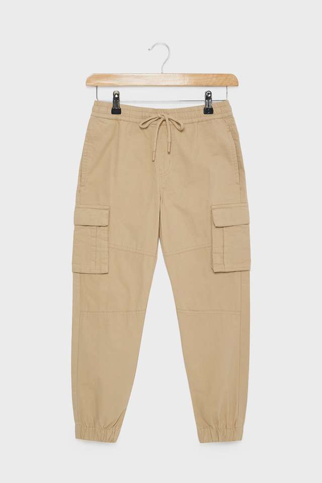 Solid-Cotton-Relaxed-Fit-Boys-Trousers