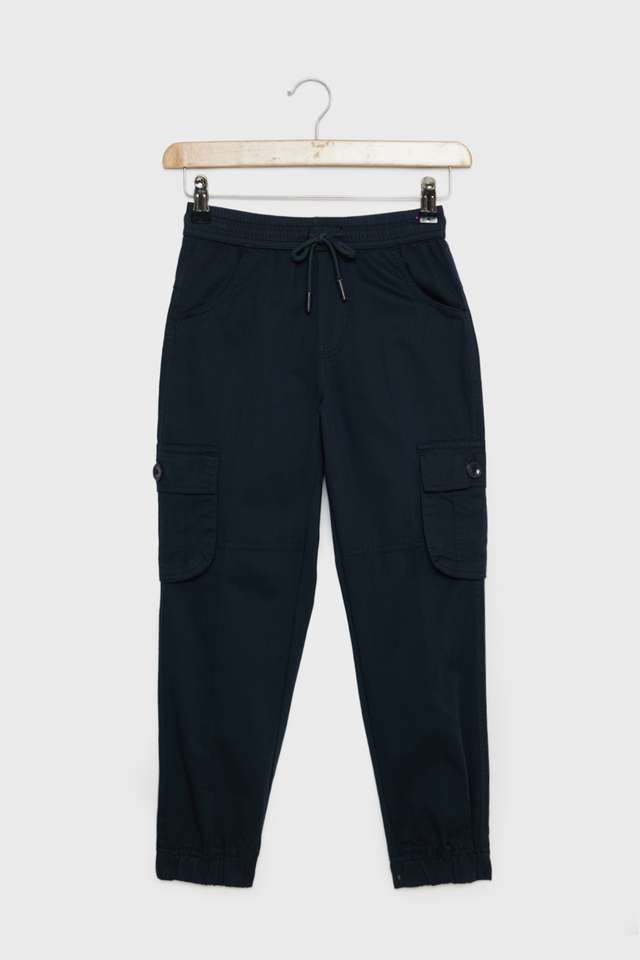 Solid-Blended-Fabric-Regular-Fit-Boys-Joggers