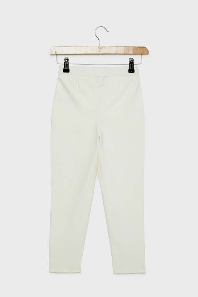 Solid-Blended-Fabric-Skinny-Fit-Girls-Pants