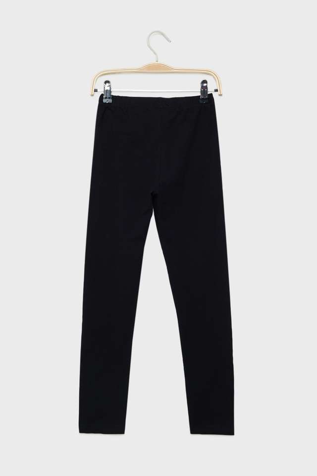 Solid-Blended-Fabric-Slim-Fit-Girls-Leggings