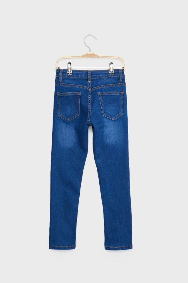 Solid-Blended-Fabric-Skinny-Fit-Boys-Jeans