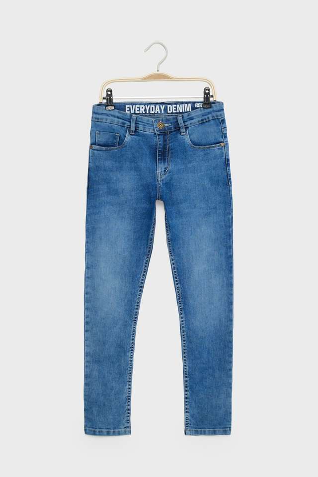 Solid-Blended-Fabric-Skinny-Fit-Boys-Jeans