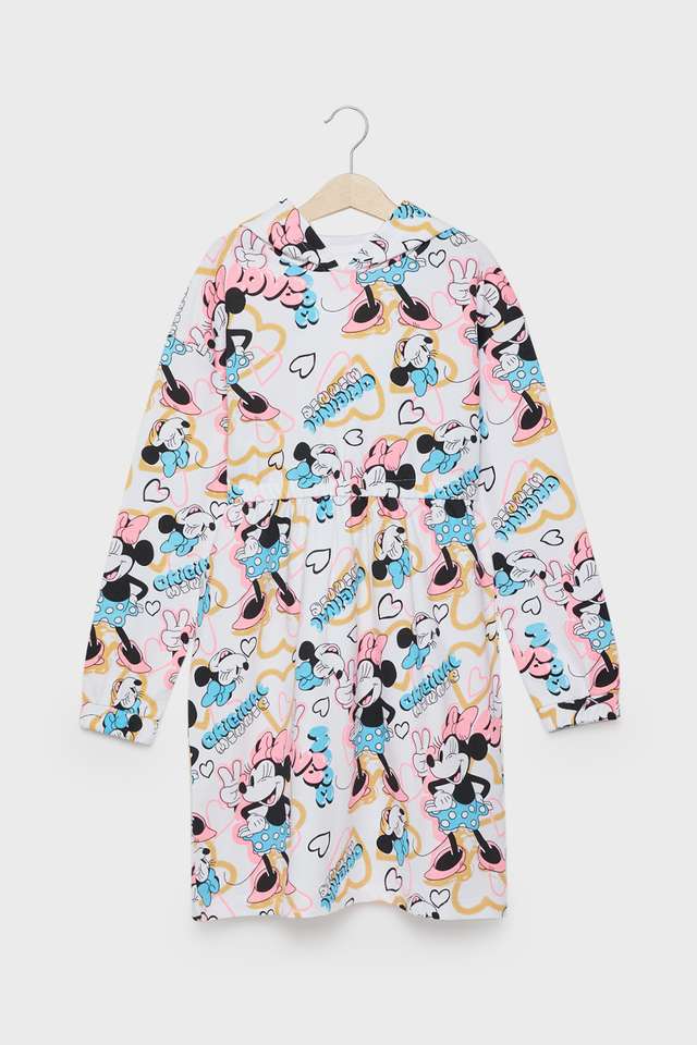 Printed-Cotton-Hooded-Girls-Dress