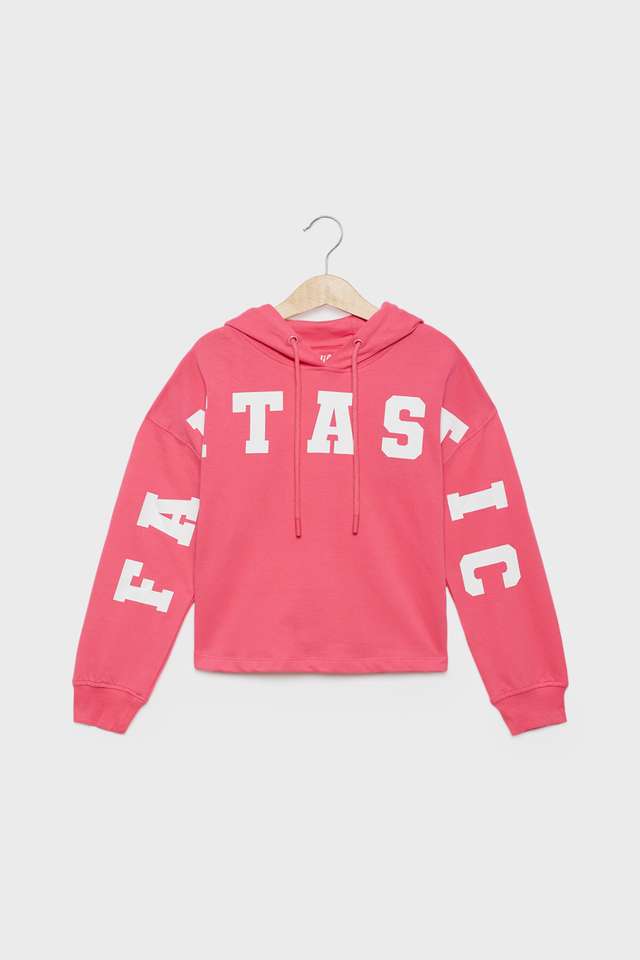 Graphic-Print-Cotton-Hooded-Girls-Sweatshirt