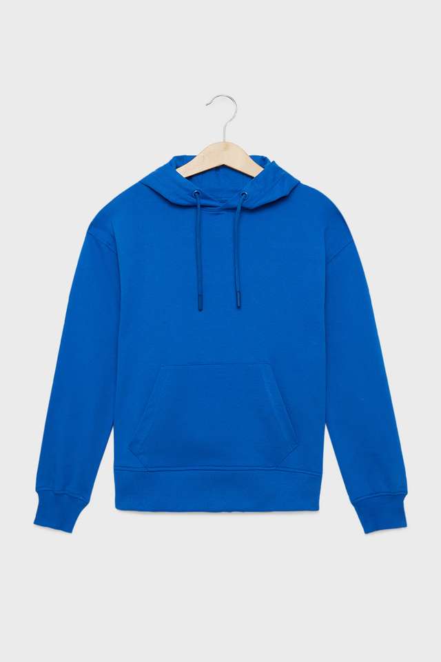 Solid-Cotton-Hooded-Girls-Sweatshirt