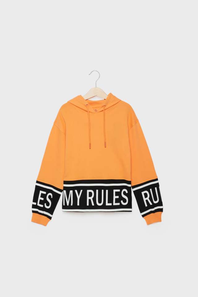 Printed-Cotton-Hooded-Girls-Sweatshirt