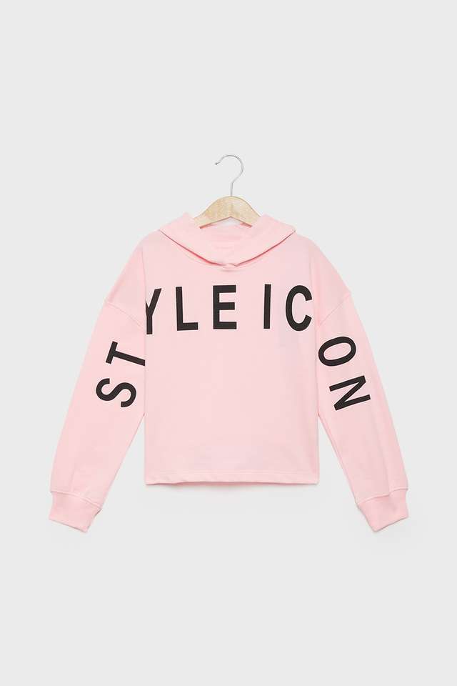 Graphic-Print-Cotton-Hooded-Girls-Sweatshirt