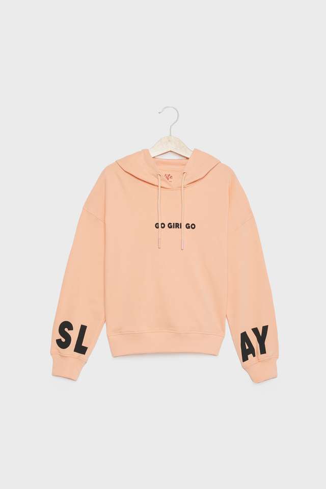 Graphic-Print-Cotton-Hooded-Girls-Sweatshirt