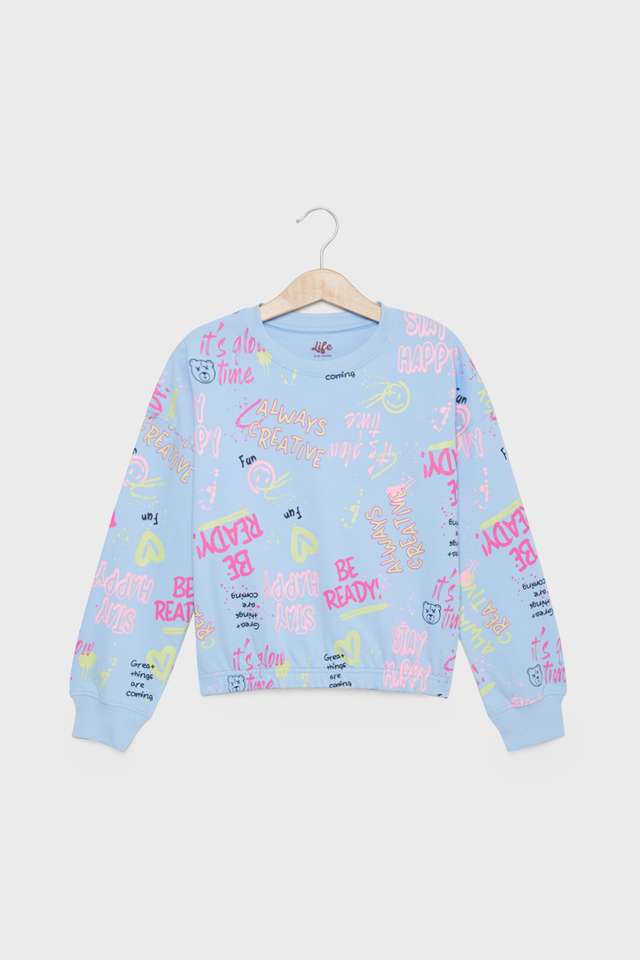 Printed-Cotton-Round-Neck-Girls-Sweatshirt
