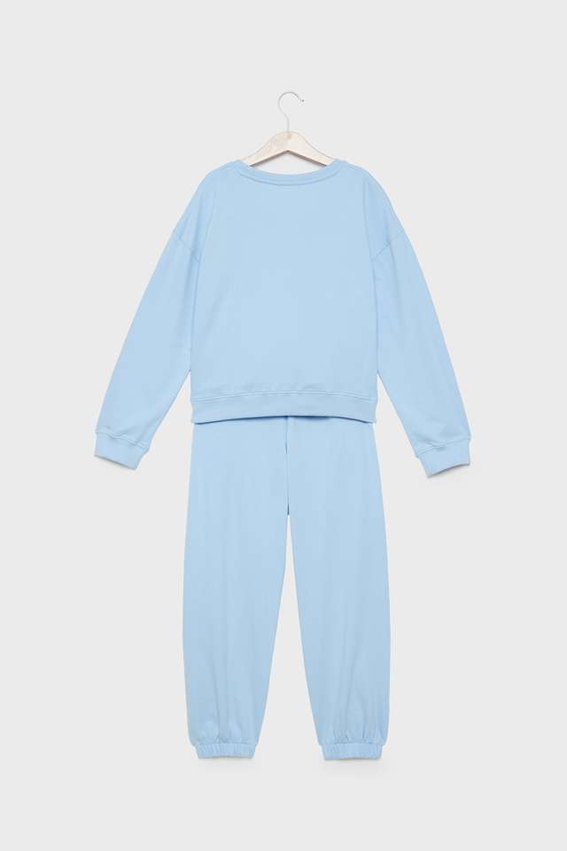 Graphic-Print-Cotton-Round-Neck-Girls-Co-Ord-Set